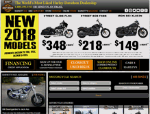 Tablet Screenshot of barnettharleyelpaso.com